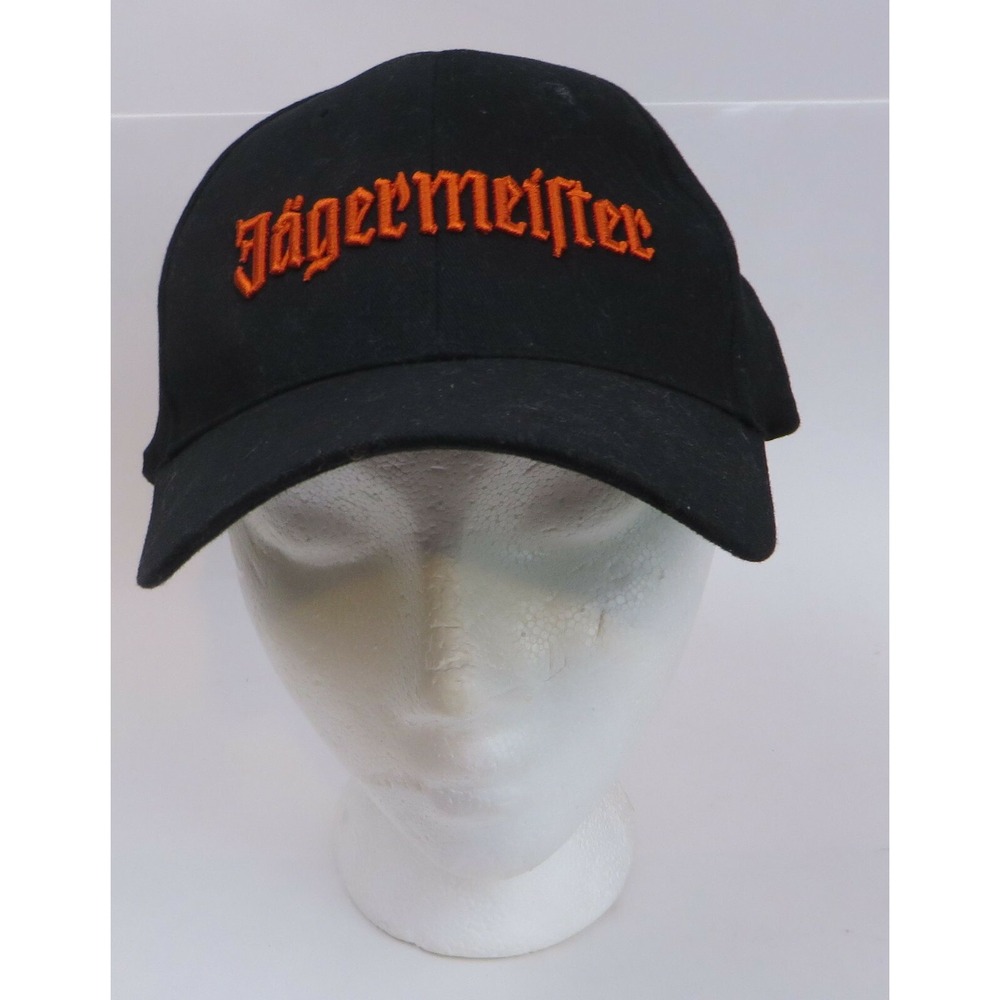 Embroidered Jagermeister Hat Black 100% Cotton Cap